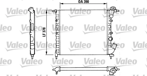 Radiator, engine cooling (816655)