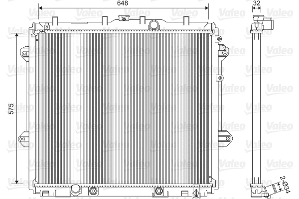 Radiator, engine cooling (701555)