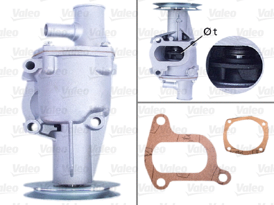 Water Pump, engine cooling (506294)