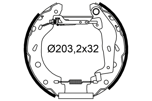 Brake Shoe Set (554974)