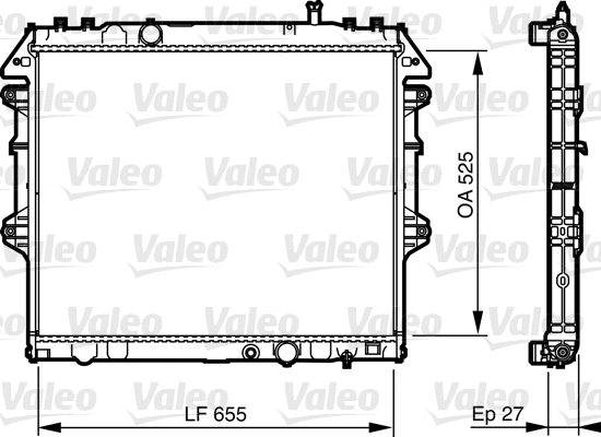 Radiator, engine cooling (735442)