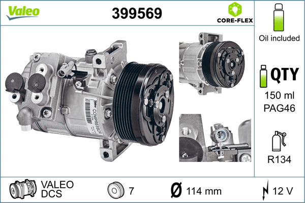 Compressor, air conditioning (399569)