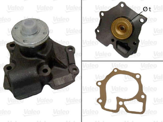 Water Pump, engine cooling (506157)