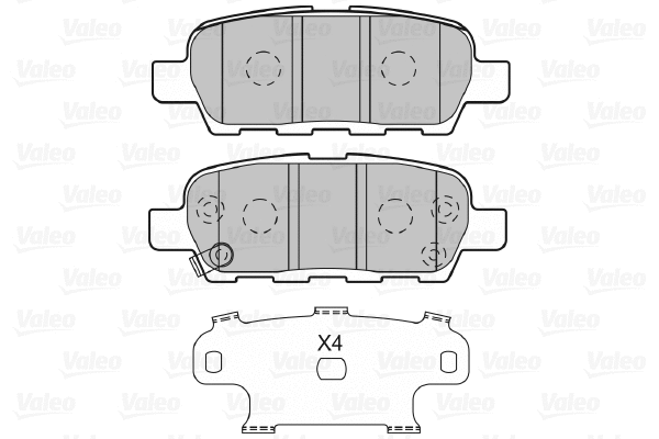 Brake Pad Set, disc brake (601009)