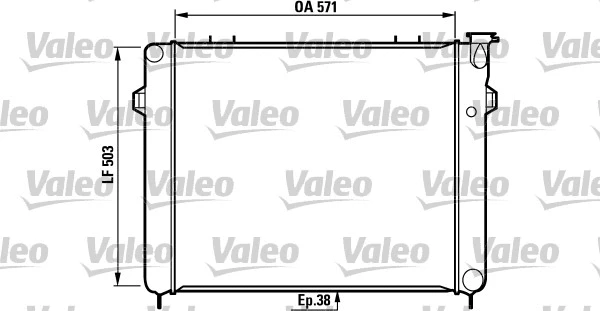 Radiator, engine cooling (731719)