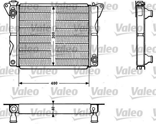 Radiator, engine cooling (810879)