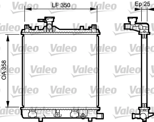 Radiator, engine cooling (734917)