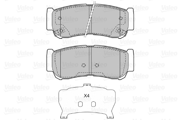Brake Pad Set, disc brake (598932)