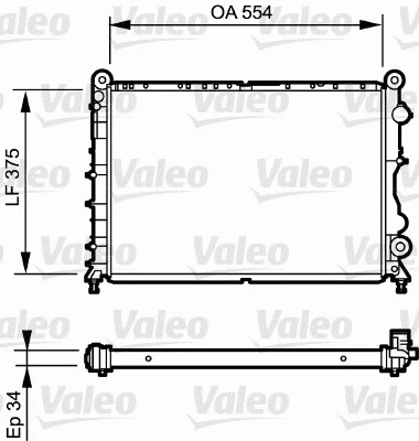 Radiator, engine cooling (730838)