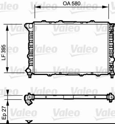 Radiator, engine cooling (732013)