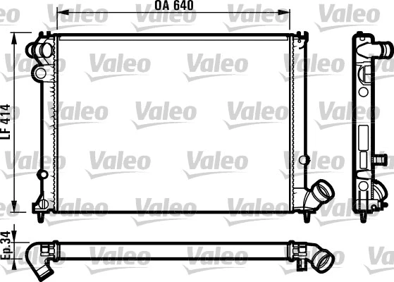 Radiator, engine cooling (731575)
