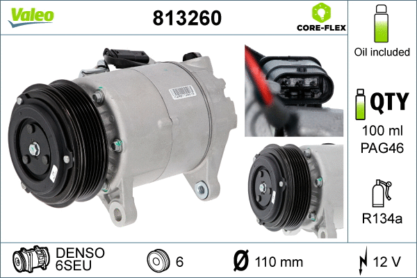 Compressor, air conditioning (813260)
