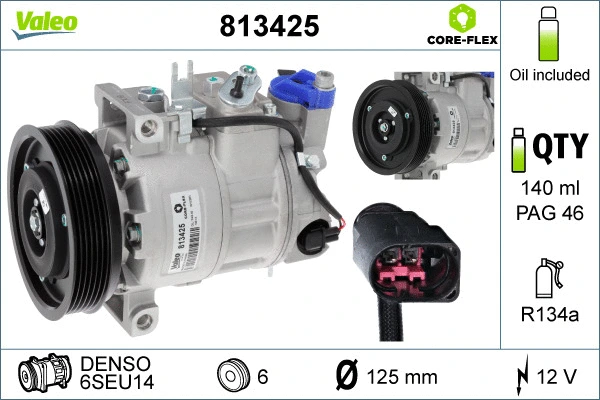 Compressor, air conditioning (813425)