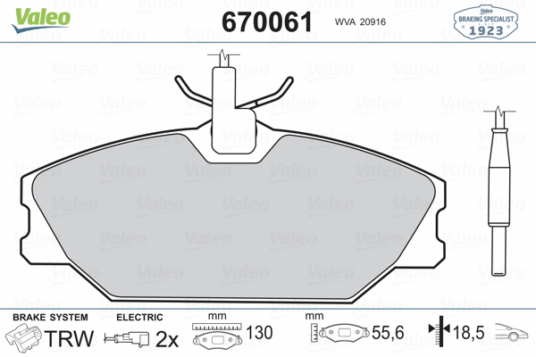 Brake Pad Set, disc brake
