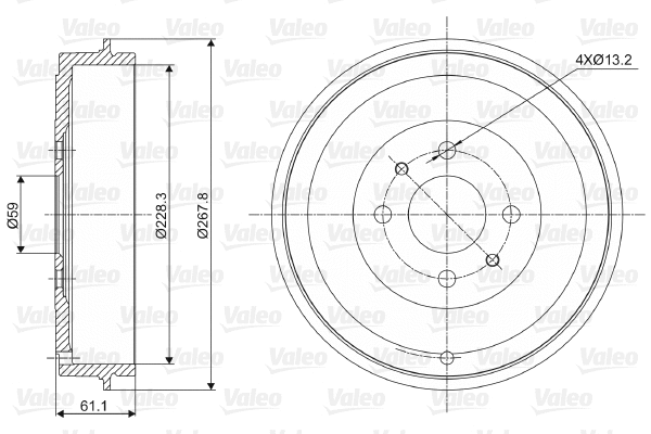 Brake Drum (237036)