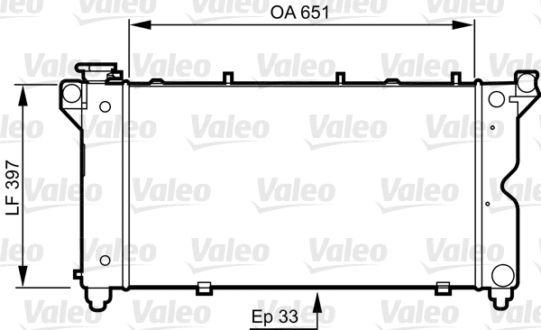 Radiator, engine cooling (731723)