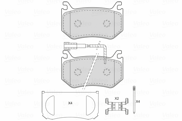 Brake Pad Set, disc brake (601768)