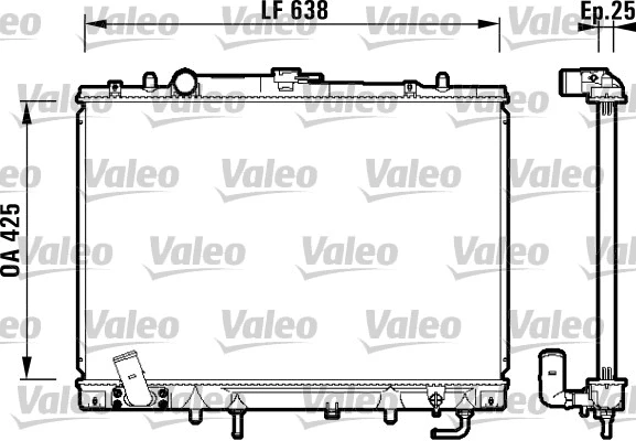 Radiator, engine cooling (734144)