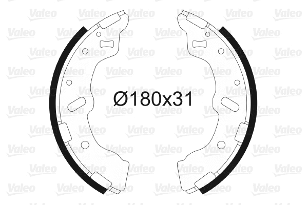 Brake Shoe Set (562720)