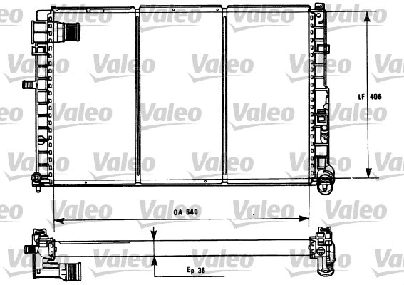Radiator, engine cooling (731185)