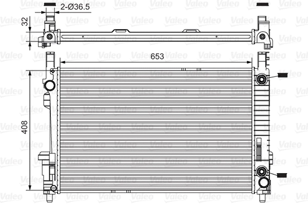 Radiator, engine cooling (734378)