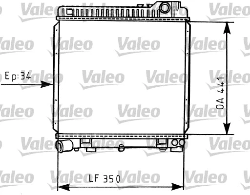 Radiator, engine cooling (819213)