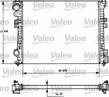 Radiator, engine cooling (731166)