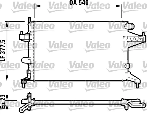 Radiator, engine cooling (732826)