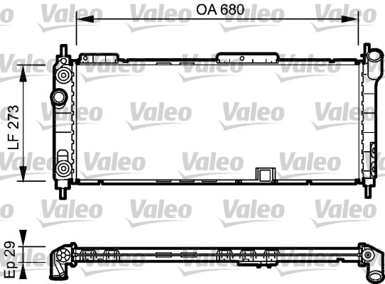 Radiator, engine cooling (734271)