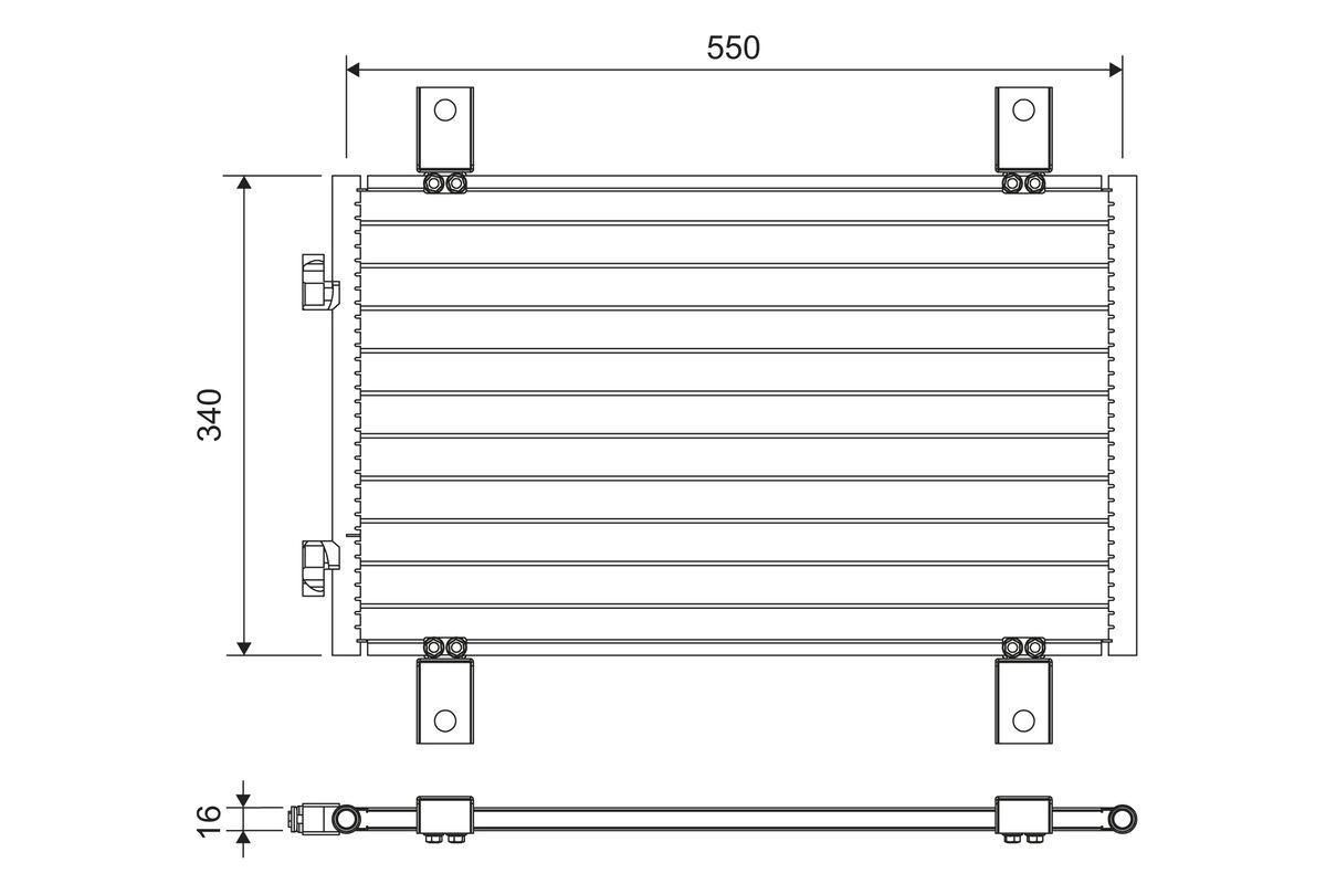 Condenser, air conditioning (818018)