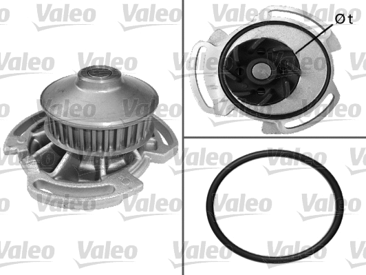 Water Pump, engine cooling (506282)