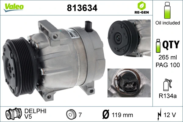 Compressor, air conditioning (813634)