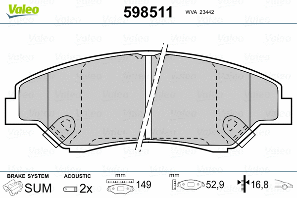 Brake Pad Set, disc brake