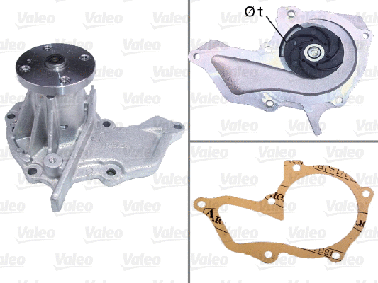 Water Pump, engine cooling (506472)