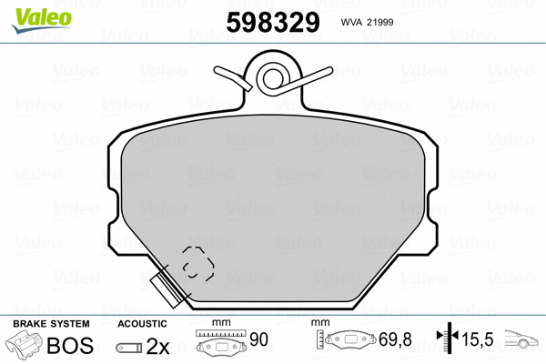 Brake Pad Set, disc brake