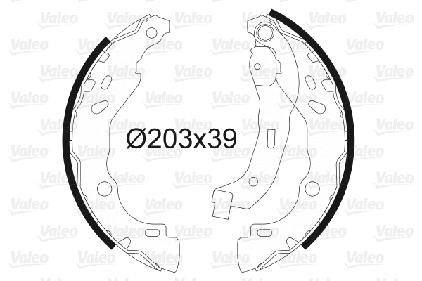 Brake Shoe Set (562810)