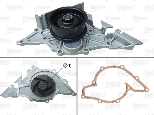 Water Pump, engine cooling (506792)
