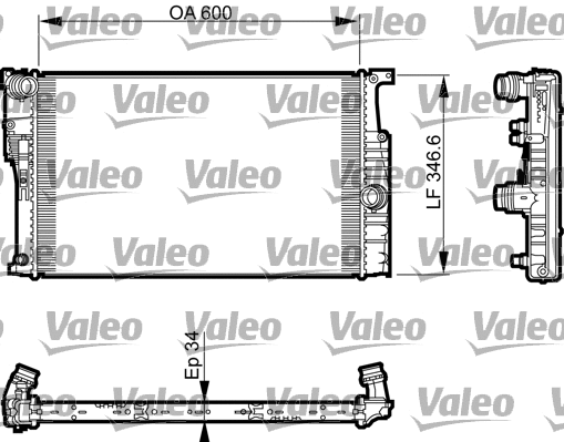 Radiator, engine cooling (735456)