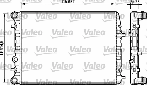 Radiator, engine cooling (732862)