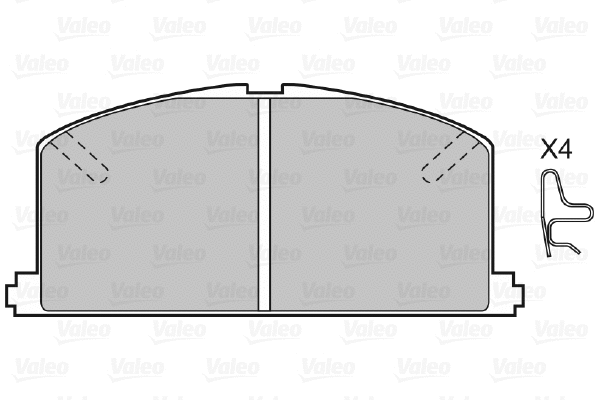 Brake Pad Set, disc brake (598266)
