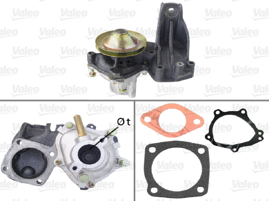 Water Pump, engine cooling (506327)
