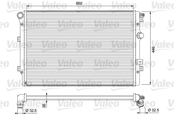 Radiator, engine cooling (701728)