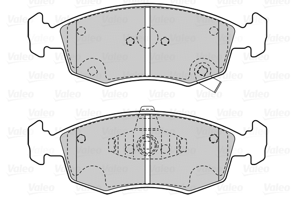 Brake Pad Set, disc brake (601514)
