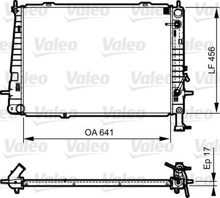 Radiator, engine cooling (735563)
