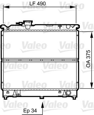 Radiator, engine cooling (731463)
