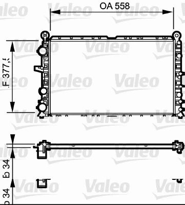 Radiator, engine cooling (810949)