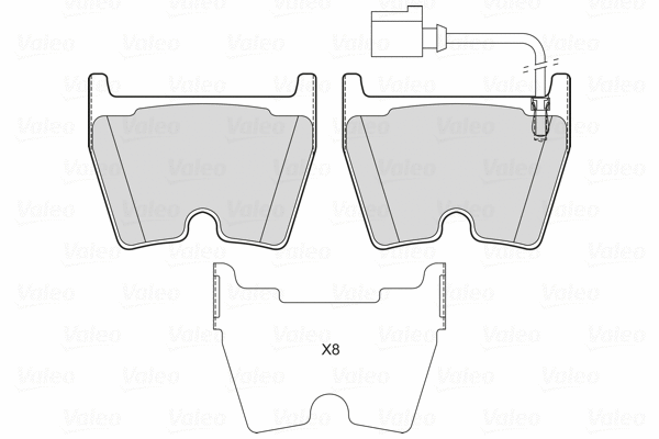 Brake Pad Set, disc brake (601757)
