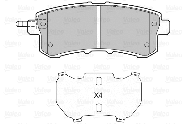 Brake Pad Set, disc brake (601401)