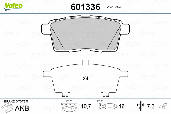 Brake Pad Set, disc brake