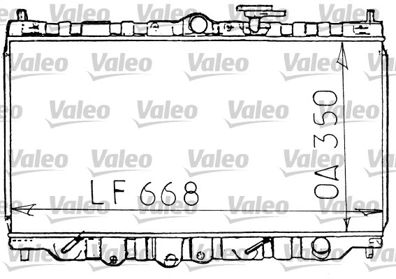 Radiator, engine cooling (731101)